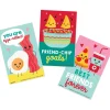 Valentine's Day Food Friends Notepads, 2.25in x 3.5in, 12ct