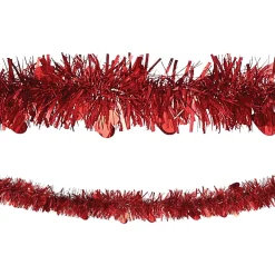 Valentine's Day Red Boa Tinsel Garland, 9ft