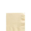 Vanilla Cream Paper Beverage Napkins, 5in, 40ct