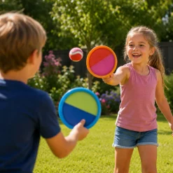 Velcro Catch Game Blue and Green, 3pc