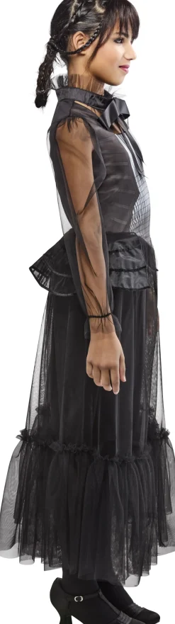 Wednesday Addams Graveyard Gala Costume Girls