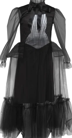 Wednesday Addams Graveyard Gala Costume Girls