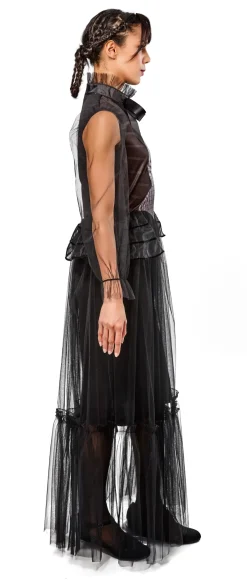 Wednesday Addams Graveyard Gala Deluxe Costume Womens