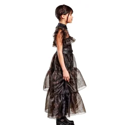 Wednesday Addams Nevermore Academy Rave'n Dance Girls' Costume