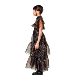 Wednesday Addams Rave’n Dance Dress – Girls Costume
