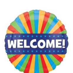 Welcome Home Blitz Foil Balloon, 17in