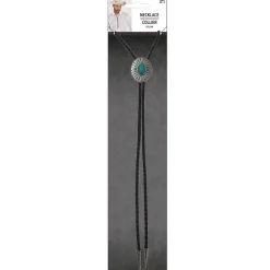 Western Faux Turquoise Bolo Tie