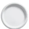 White Extra Sturdy Paper Lunch Plates, 8.5in, 150ct