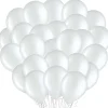 White Latex Balloons, 11in, 100ct