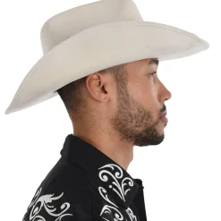 White Modern Western Cowboy Hat