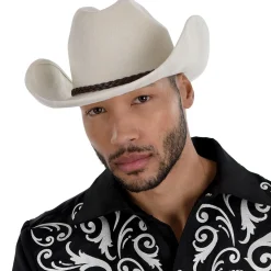 White Modern Western Cowboy Hat
