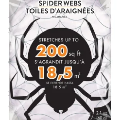 White Stretch Spider Web, 200 sq ft