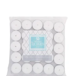 White Tealight Candles 50ct