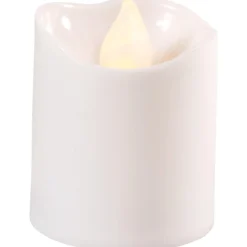 White Votive Flameless LED Candles 6ct