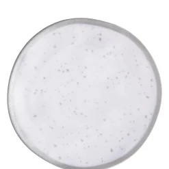 White With Speckles Melamine Dessert Plate, 8.3in, Assorted Colors