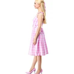 Women's Barbie Movie Perfect Day Pink Gingham Dress