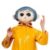 Women's Coraline Doll Overhead Latex Mask - Deluxe