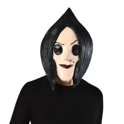 Women's Coraline The Other Mother Overhead Latex Mask - Deluxe