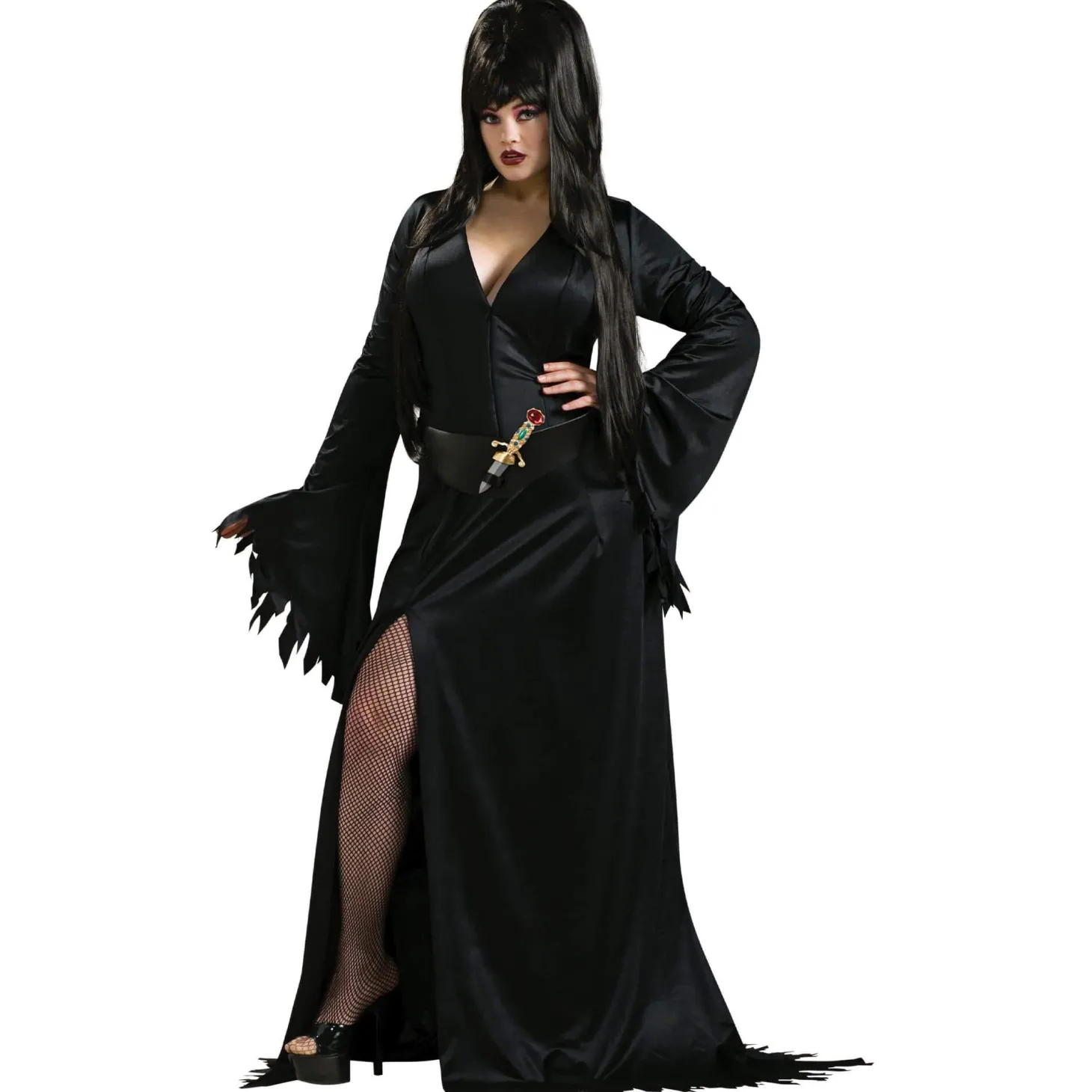 Women's Plus Size Elvira Mistress of the Dark Costume