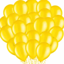 Yellow Latex Balloons, 11in, 100ct