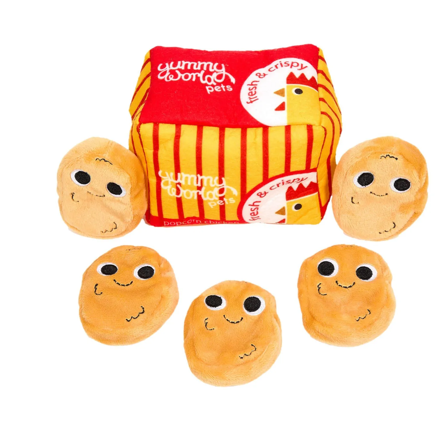 Yummy World Popcorn Chicken Pet Toy by Kidrobot