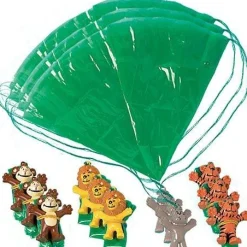 Zoo Animal Paratroopers 12ct